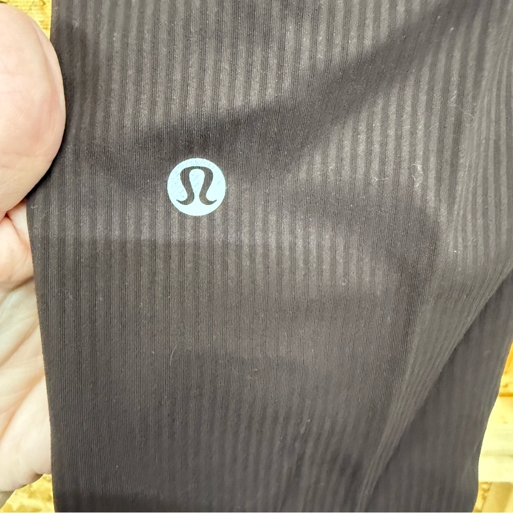 Lululemon Wunder Train Ribbed High Rise Leggings size 6 Like New - Picture 8 of 9
